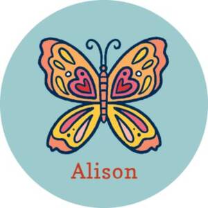Butterfly Personalized Stickers