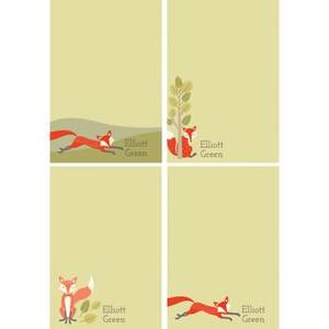 Fox Personalized Note Pads