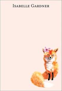 Fox Personalized Notepad Set