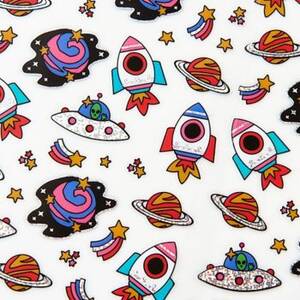 Outer Space Fun Stickers