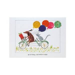 Bike & Balloons Birthday Card