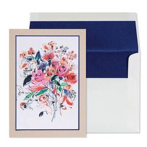 Painted Floral Greeting Card