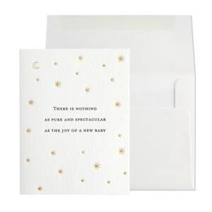 Pure And Spectacular Baby Card