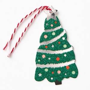Festive Tinsel Tree Gift Tags