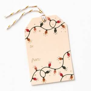 String Lights Gift Tags