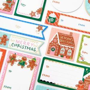 Gingerbread Delight Gift Labels
