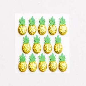 Pineapple Sequin Stickers