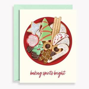 Baking Spirits Bright Holiday Card