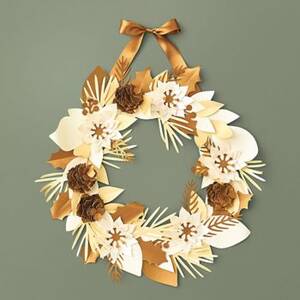 Sophisticated Holiday Wreath Craft Kit