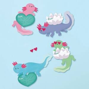 Axolotl Valentines...