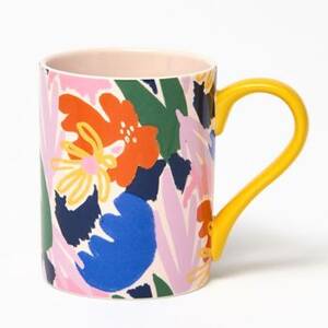 Abstract Floral Mug