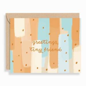 Greetings Tiny Friend Baby Card