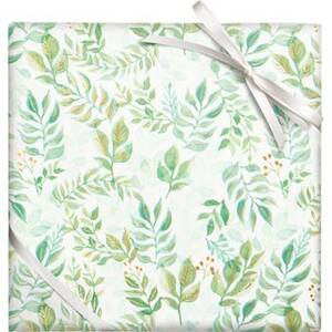 Watercolor Garden Stone Wrapping Paper