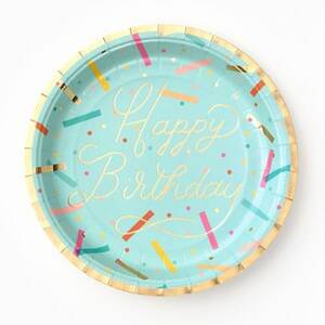 Birthday Sprinkles Large Plates