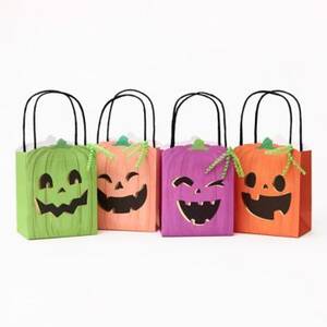 Jack-O-Lantern Pumpkin Treat Bags