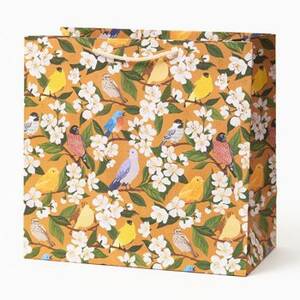 Songbirds and Blossoms Large Gift Bag
