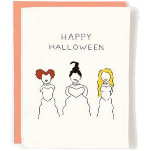Favorite Witch Sisters Halloween Card