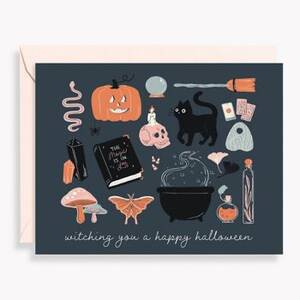 Witching You Halloween Card