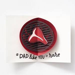 Popup Rare Dad Father's Day Card