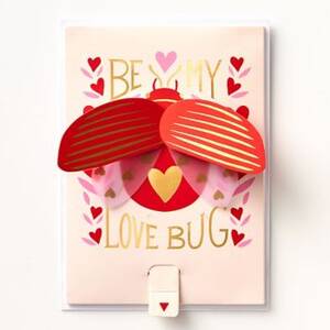 Popup Love Bug Valentine Card