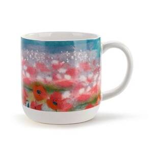 Poppy Floral Art Mug