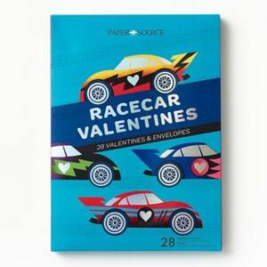 Racecar Classroom Valentine Card Set