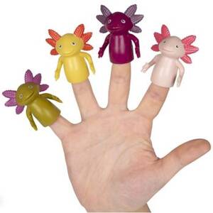 Axolotl Finger Puppets