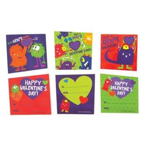 Scratch & Sniff Monster Valentine's Day Classroom Set