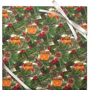 Evergreen Citrus Wrapping Paper