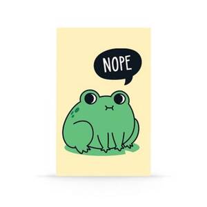 Nope Frog Notebook