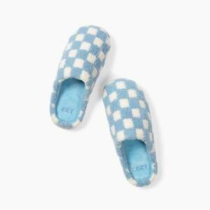 Checkered Get Cozy Slippers