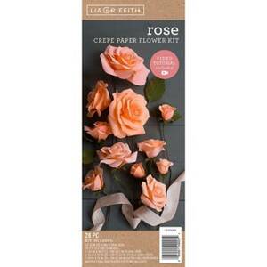 Roses Crepe Paper Flower Kit