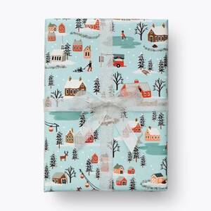 Rifle Paper Co. Holiday Village Wrapping Paper