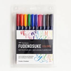 Tombow Fudenosuke Color Markers