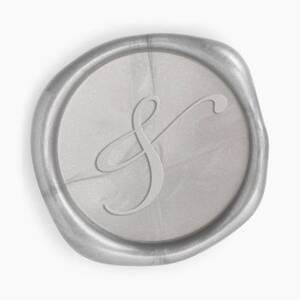 Silver Ampersand Wax Seal