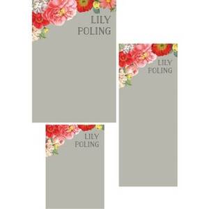 Vintage Flowers Mixed Personalized Note Pads