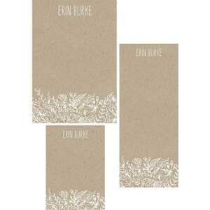 Wedding Flowers Mixed Personalized Note Pads