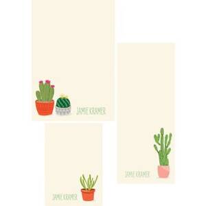 Cacti Mixed Personalized Note Pads