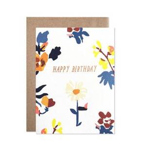 Laura Florals Birthday Card