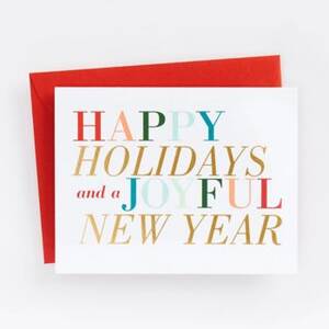 Colorful New Year Card