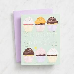 Extra Frosting Grandma Mother's Day Card
