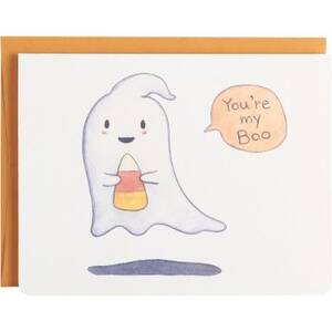 Ghost You're My Boo Halloween Card