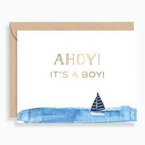 Ahoy It's A Boy Baby...