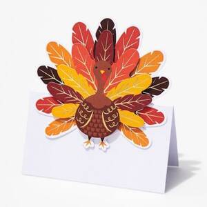 Turkey Feather Place Cards