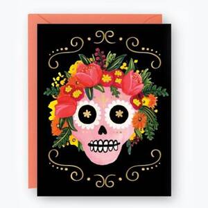 Sugar Skull Halloween Card