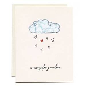 Handcrafted Sorry For Your Loss Sympathy Card