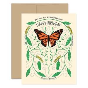 Transformative Butterfly Birthday Card