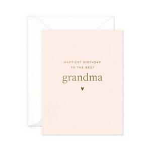 Best Grandma Birthday Card
