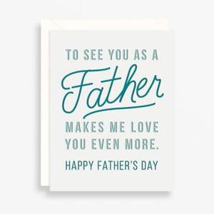 Love You Even More Father's Day Card