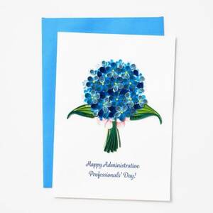 Quilling Bouquet Administrative Professionals Day Card